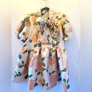 NWT Sister Jane Pomme Bouquet Bow Dress